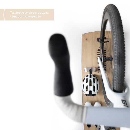 Cómo guardar la bicicleta en un piso pequeño sin arruinar la decoración